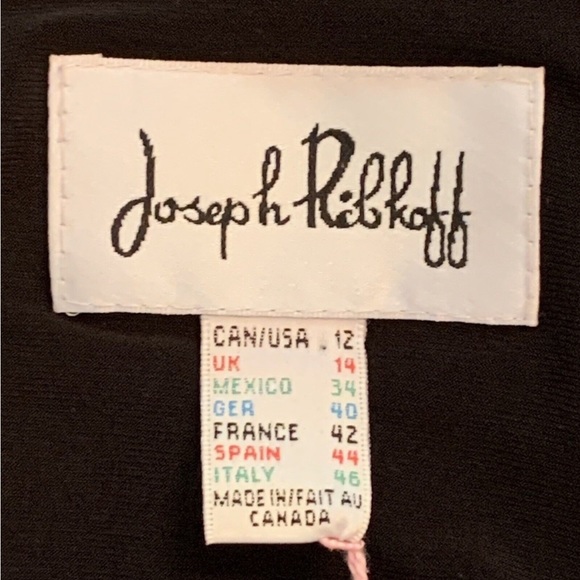 Joseph Ribkoff Size 12 Top Black Stretch
Slinky Knit Shirred Front NWT $131 - Picture 7 of 12